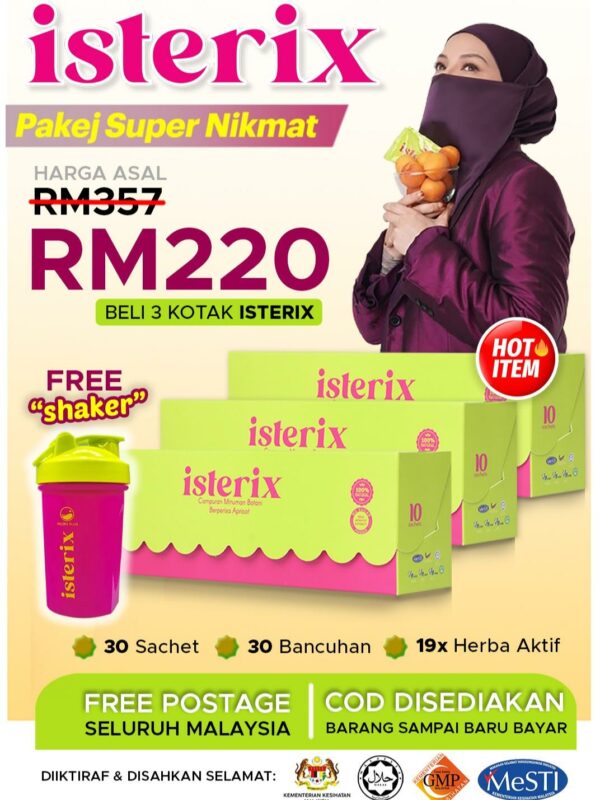 ISTERIX (3 KOTAK ISTERIX)